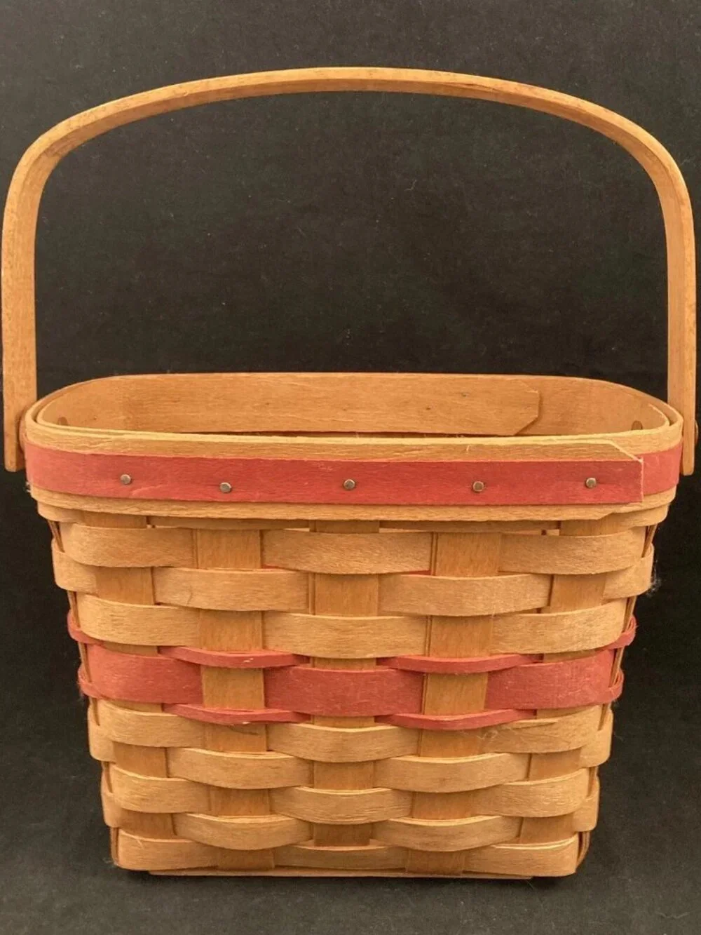 1989 EDITION - Longaberger Christmas Holiday Memory Basket -Christmas Collection